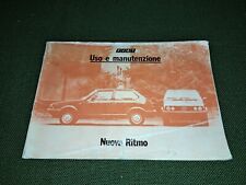 Uso e manutenzione fiat nuova