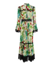 Maxi abito donna gucci - gucci, stampa