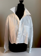 Camicia donna Zara crop con