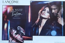 Pubblicità Italian Ritaglio 2017 Profumo LANCOME La Nuit Tresor Penelope Cruz