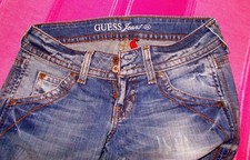 JEANS GUESS PREMIUM - PANTALONE DONNA - JEANS CHIARO TG. 26 Nuovo - Affare -