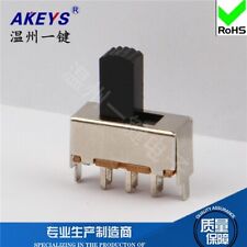 10pz SS-22F07 2P2T Interruttore scorrevole verticale 6 pin doppia fila 2 ingranaggi