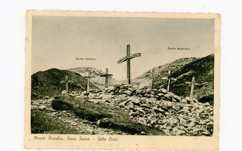 Cartolina monte pasubio - monte,