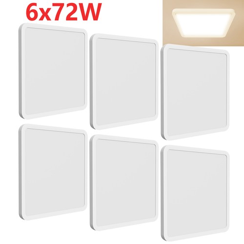 Plafoniera led 6x72w quadrata - plafoniera,