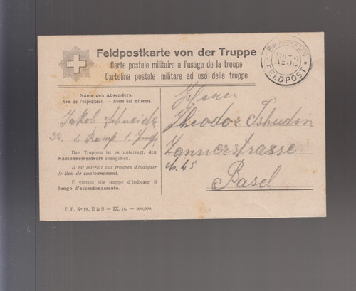 3852 svizzera cartolina - 3852,