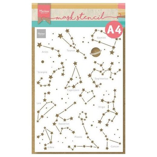 Marianne design stencil - design,