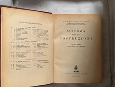 SCIENZA DELLE COSTRUZIONI - ODONE BELLUZZI - VOLUME 1 - 1951