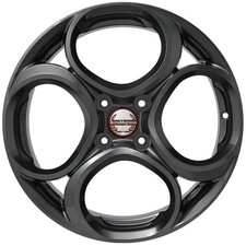 CERCHI IN LEGA NUOVI 6.5X17 4X108 ET 32 CB 65.1 ANTRACITE PER ALFA ROMEO JUNIOR