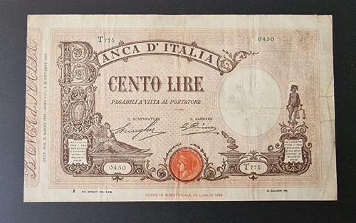 Cento 100 lire barbetti - cento,