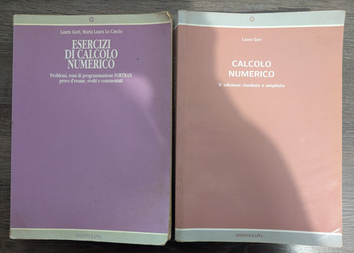 Calcolo numerico esercizi - numerico, +