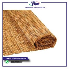 ARELLA IN BAMBOO CANNICCIO ARELLE CANNE PER RECINZIONE OMBRA BAMBU VARIE MISURE