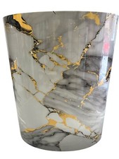 Pannello Adesivo in PVC 120x300 cm Effetto Marmo con oro pareti paraschizzi