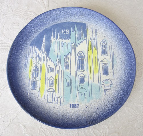 Piatto ceramica policroma - piatto,