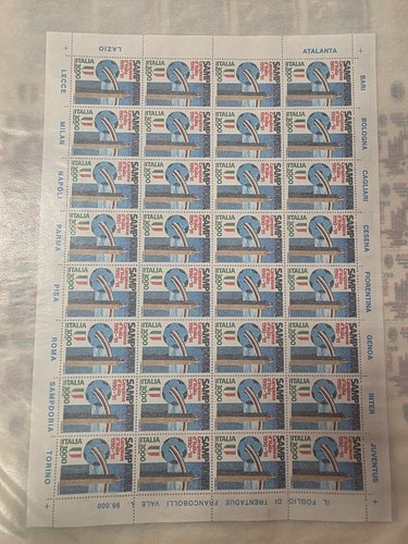 Italia collezione fogli calcio - italia,