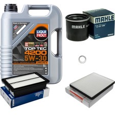 Pacchetto ispezione Mahle 5L Liqui Moly 5W-30 Top Tec 4200 per Hyundai i20 Active
