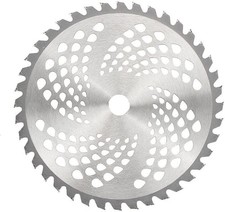 YTFSKFUI Lama per decespugliatore da 10 "X 40T, Lama per tosaerba in acciaio