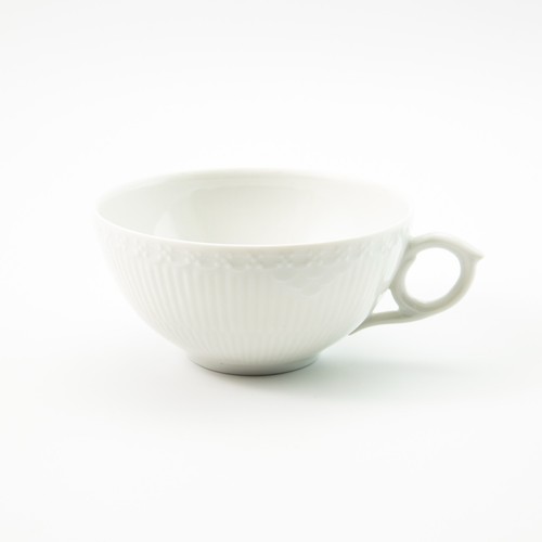 Royal copenhagen white - royal, fluted