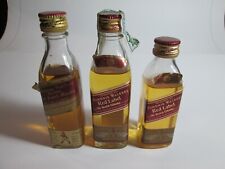 3 Mignon JOHNNIE WALKER RED LABEL SCOTCH WHISKY OLD