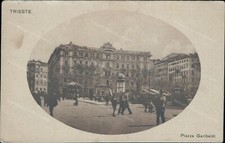 ct520 cartolina trieste citta' piazza garibaldi friuli venezia giulia
