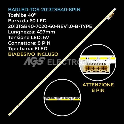 Barra strip led toshiba - strip,