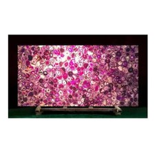 Tavolo in agata, rosa - viola