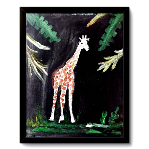 Giraffa espressionismo moderno - giraffa,
