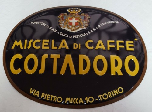 Tabella pubblicità caffe - tabella,