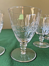 Lot 6 verres Art déco en