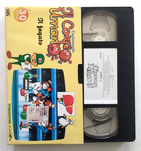 Vhs esplorando corpo umano - vhs,