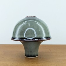 KARL SCHEID VASO IN CERAMICA A FORMA DI FUNGO SERIE STUDIO CERAMICA VASO CERAMICA ARTISTICA