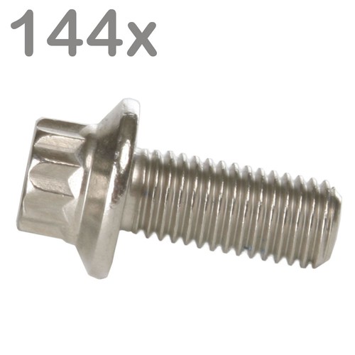 144 viti cerchio m7x16 acciaio - viti,