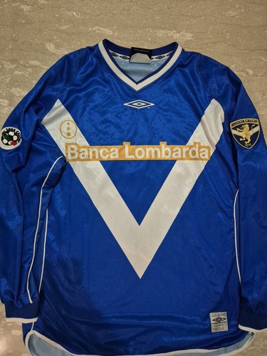 Maglia brescia match worn 2002 - maglia,