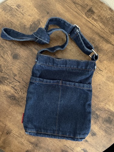 Borsa tracolla jeans blu - a,