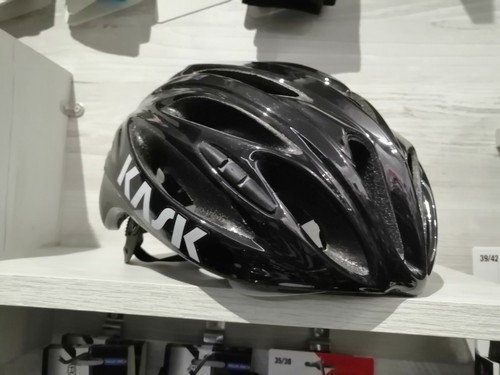Casco kask rapido nero lucido