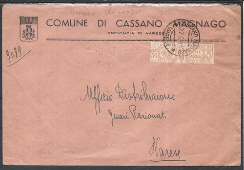 1944 rsi 50c isolato su - p.p.,