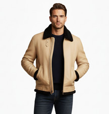 Bomber Uomo B3 Pelle Shearling
