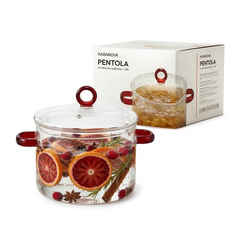 Pentola l vetro - l,