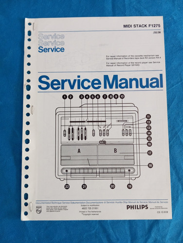 Philips f1275 midi stack - philips,