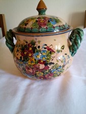 Vaso potiche ceramica vintage - potiche,
