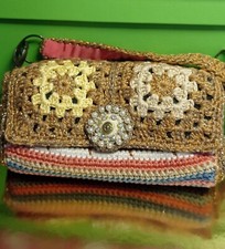 Borsa stile Granny Fatta A