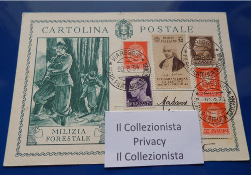 4870 1932 cartolina postale - 4870)1932,
