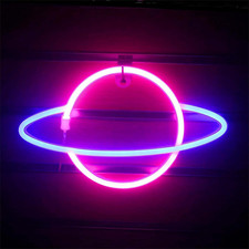 Luce Neon Pianeta Blu E
