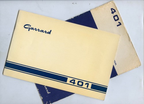 Garrard 401 manuale - garrard,