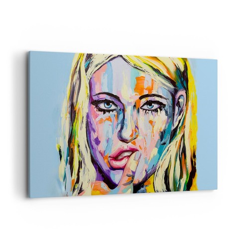 Quadro tela 120x80cm olio - su,