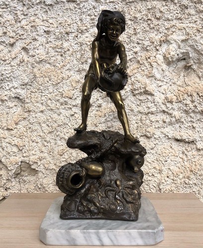 Scultura pescatore - , in