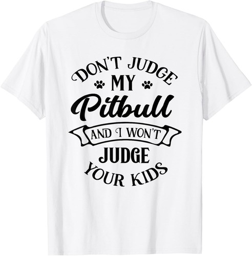 Maglietta simpatica pitbull - maglietta,