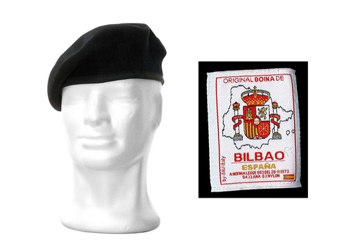 Basco spagnolo nero bordo - spagnolo, in