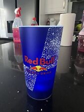 2 x tazze Red Bull batteria illuminata barra nightclub pub tazza luminosa vetro