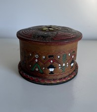 RARA SCATOLA IN CUOIO TORE