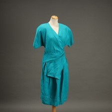 Vestito Sportmax Max Mara Lino Vintage Taglia S Italia Originale